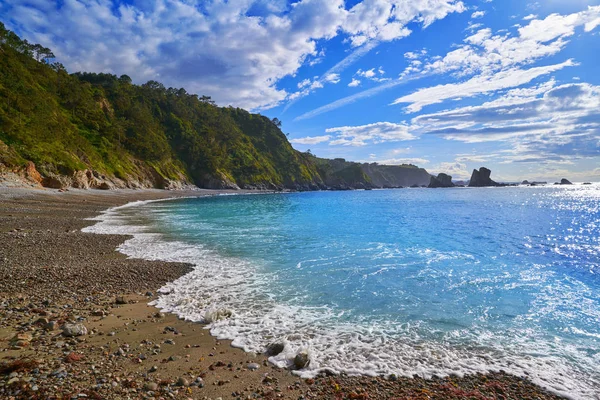 Spanya Dan Cudillero Asturias Playa Del Silencio — Stok fotoğraf