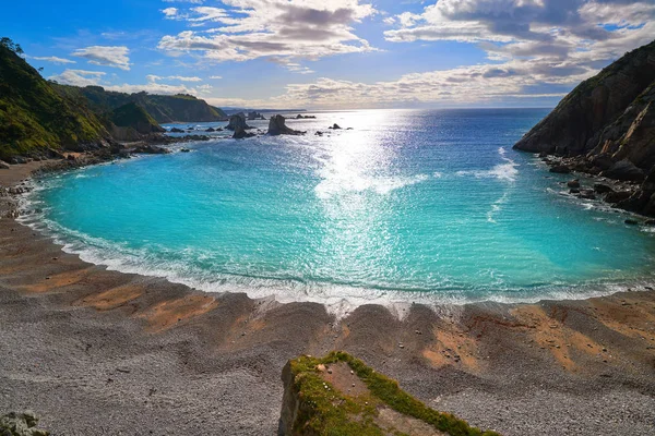 Playa Del Silencio Cudillero Asturias Vanuit Spanje — Stockfoto