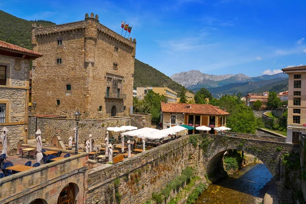 Potes Infantado Tower Cantabria Spain — Stock Photo, Image