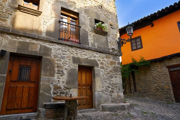 Potes Village Facades Cantabria Spain — Stock Photo, Image