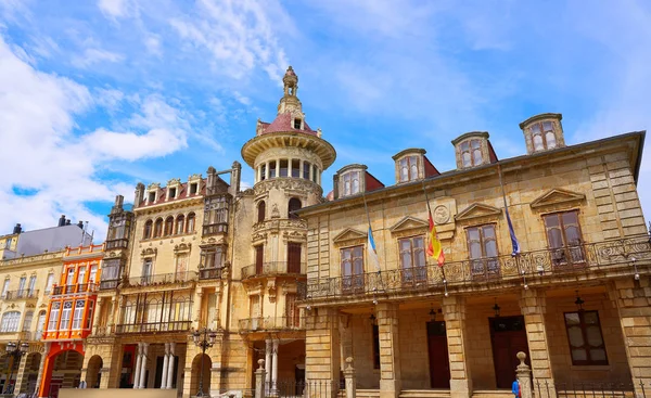 Ribadeo Torre Los Moreno Turm Galicien Von Spanien — Stockfoto