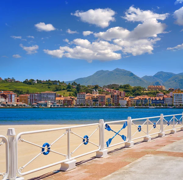 Ribadesella Santa Marina beach in Asturias of Spain