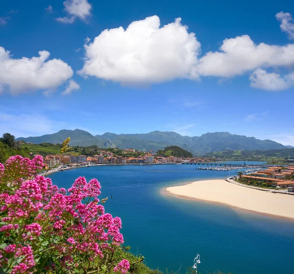 Ribadesella Village Aerial View Asturias Spain — Stock Photo, Image