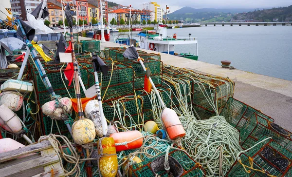 Ribadesella Astúrias Pesca Tacke Porto Espanha — Fotografia de Stock