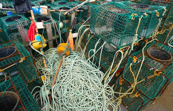 Ribadesella Astúrias Pesca Tacke Porto Espanha — Fotografia de Stock