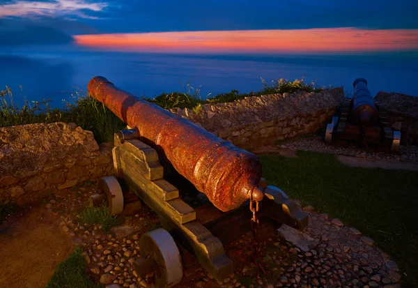 Ribadesella Canon Gun Asturias Spain — Stock Photo, Image