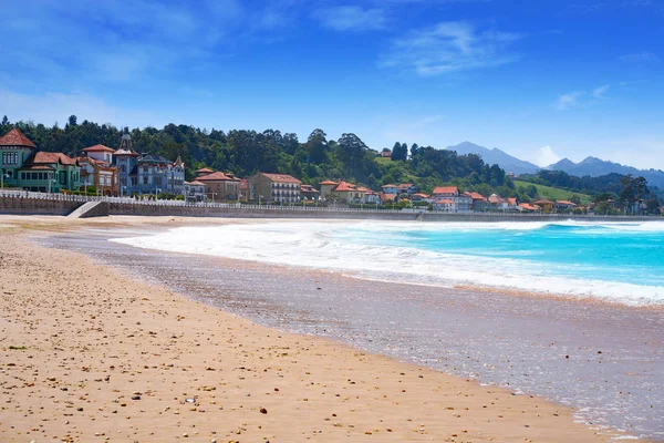 Ribadesella Santa Marina beach in Asturias of Spain