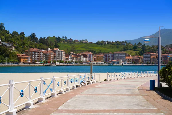 Ribadesella Santa Marina beach in Asturias of Spain