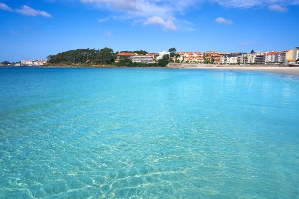 Sanxenxo Também Praia Sanjenjo Silgar Pontevedra Galiza Espanha — Fotografia de Stock