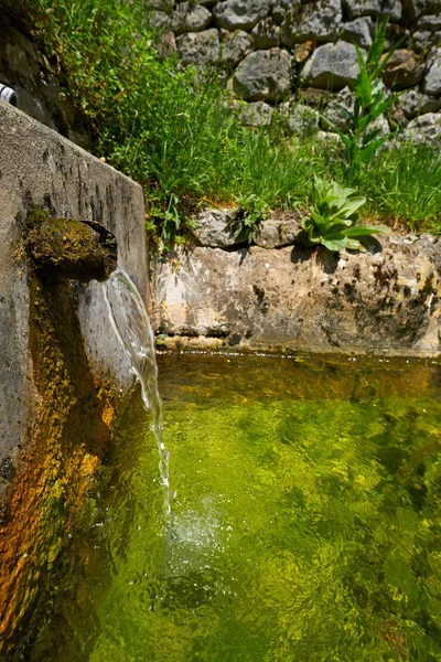 Natural Spring Fountain Picos Europa Asturias Spain — Stock Photo, Image