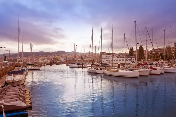 Vigo Skyline Port Galicia Spain — Stock Photo, Image