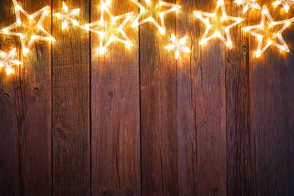 Karácsonyi Ragyogó Csillag Szüreti Háttér Másol Hely — Stock Fotó