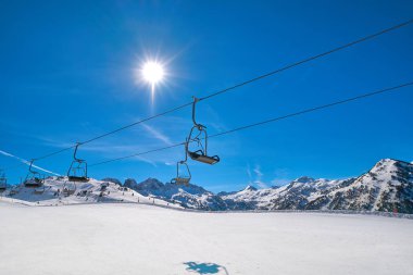 Baqueira bere Lerida Catalonia kayak merkezinde yer Pyrenees İspanya Aran vadisinde