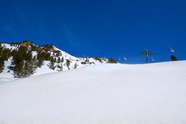 Baqueira bere Lerida Catalonia kayak merkezinde yer Pyrenees İspanya Aran vadisinde