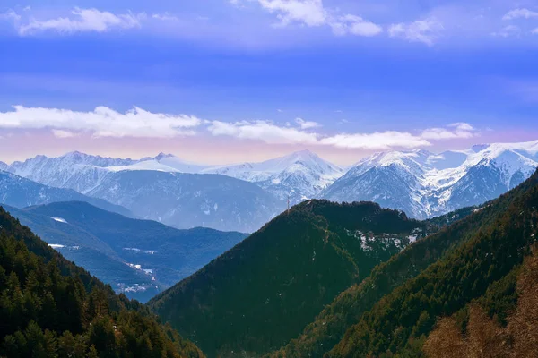 Arinsal Bergen Pyrenéerna Andorra Solig Dag — Stockfoto