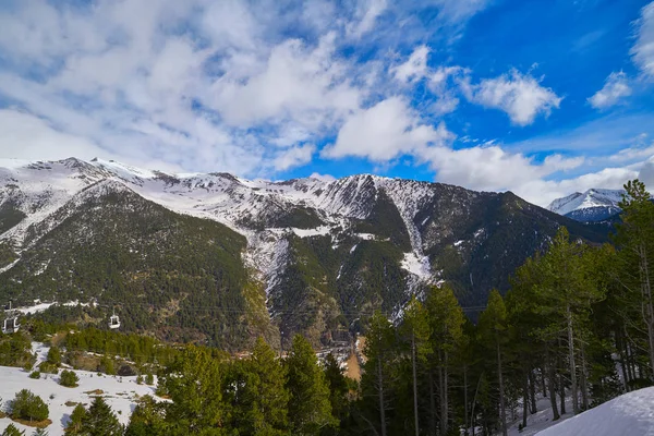 Arinsal Mountains Andorra Pyrenees Sunny Day — Stock Photo, Image