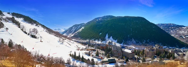 Baqueira Baskenmütze Lerida Catalonia Ski Spot Resort Aran Tal Pyreness — Stockfoto