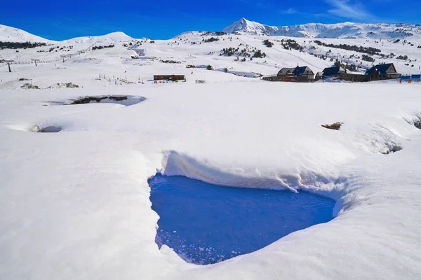 Baqueira Beret Lerida Catalunha Ski Spot Resort Aran Valley Pyrenees — Fotografia de Stock