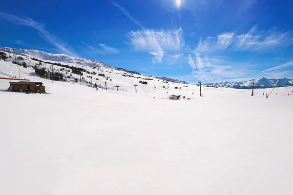 Baqueira Beret Lerida Catalunha Ski Spot Resort Aran Valley Pyrenees — Fotografia de Stock