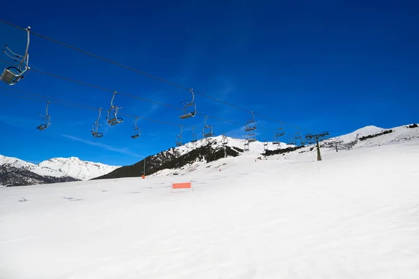 Baqueira Beret Katalonii Lerida Narciarski Miejscu Dolinie Aran Pireneje Hiszpania — Zdjęcie stockowe