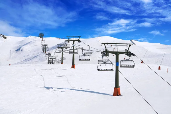 Baqueira Beret Katalonii Lerida Narciarski Miejscu Dolinie Aran Pireneje Hiszpania — Zdjęcie stockowe