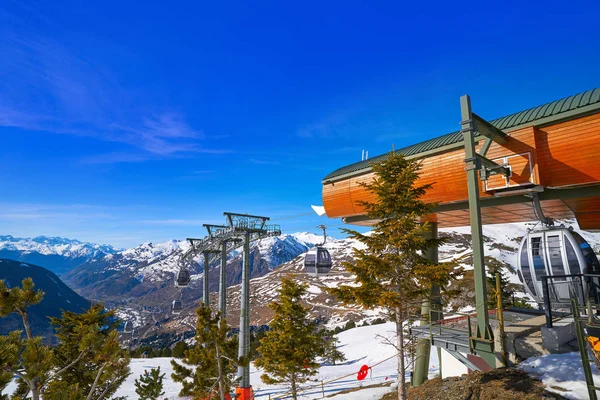 Baqueira Beret Lérida Cataluña Estación Esquí Valle Los Pirineos Aran — Foto de Stock