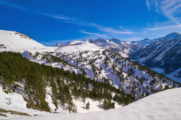 Baqueira Beret Lérida Cataluña Estación Esquí Valle Los Pirineos Aran —  Fotos de Stock