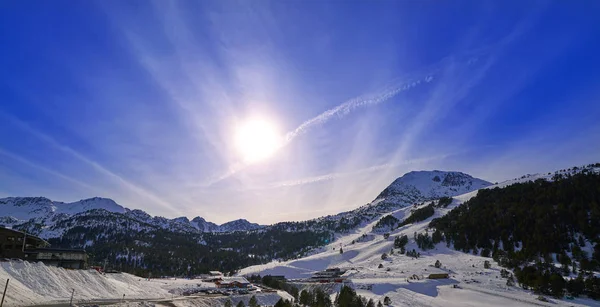 Skigebied Grau Roig Andorra Bij Grandvalira Sector Pyreenees — Stockfoto