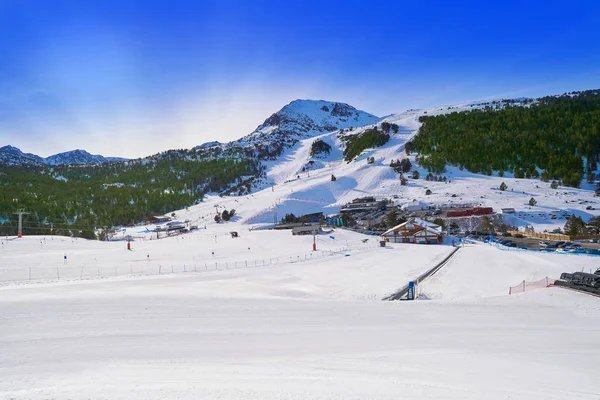 Grau Roig Skidort Andorra Vid Grandvalira Sektorn Pyreenees — Stockfoto
