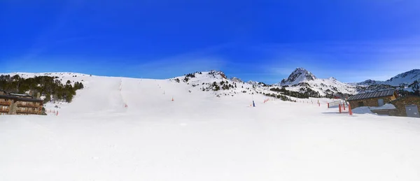 Station Ski Grau Roig Andorre Dans Secteur Grandvalira Pyrénées — Photo