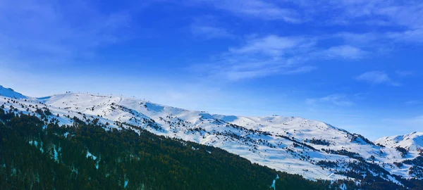 Estância Esqui Grau Roig Andorra Sector Grandvalira Pyreenees — Fotografia de Stock