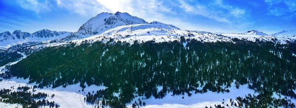 Estância Esqui Grau Roig Andorra Sector Grandvalira Pyreenees — Fotografia de Stock