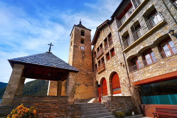 Ordino Dorpje Pyreneeën Van Andorra Skigebied — Stockfoto