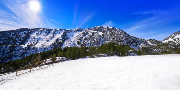 Ordino Arcalis Ski Resort Sector Andorra Pyrenees — Stock Photo, Image