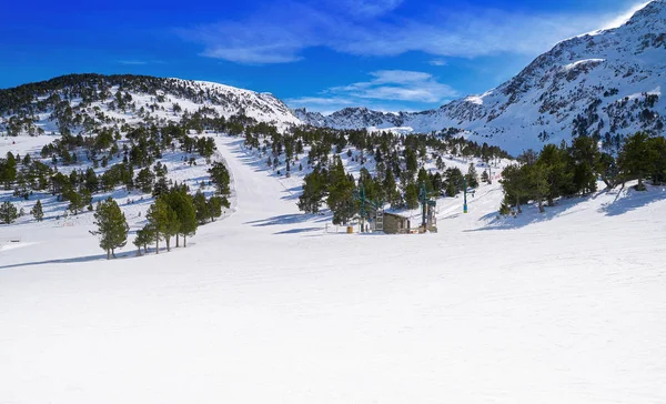 Sector Estação Esqui Ordino Arcalis Andorra Pirinéus — Fotografia de Stock