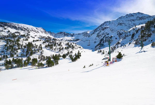 Secteur Station Ski Ordino Arcalis Andorre Aux Pyrénées — Photo