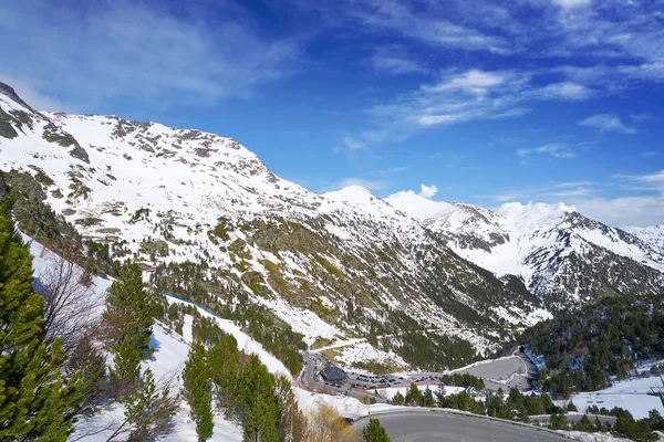 Ordino Arcalis Ski Resort Sektorn Andorra Pyrenéerna — Stockfoto