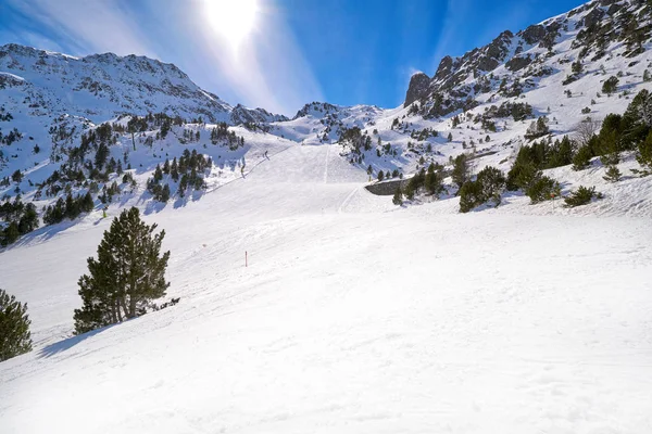 Secteur Station Ski Ordino Arcalis Andorre Aux Pyrénées — Photo