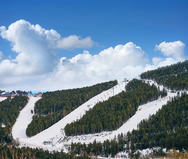 Pal Station Ski Andorre Pyrénées Montagnes Par Une Journée Ensoleillée — Photo