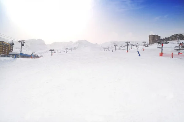 Pas Casa Skidort Andorra Grandvalira Sektorn — Stockfoto