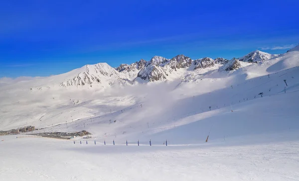 Andorra Pas Casa Resort Grandvalira Sektorn Vid Pyrenéerna — Stockfoto