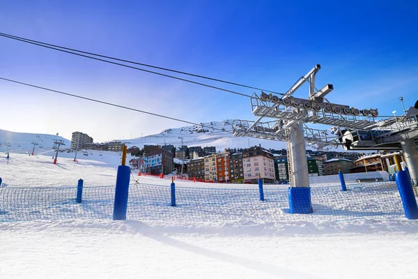 Andora Pas Casa Resort Sektorze Grandvalira Górach Pireneje — Zdjęcie stockowe