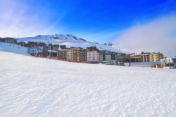 Andorra Pas Casa Resort Sektor Grandvalira Den Pyrenäen — Stockfoto