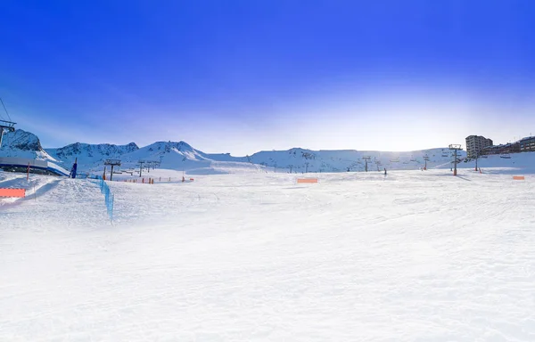 Andora Pas Casa Resort Sektorze Grandvalira Górach Pireneje — Zdjęcie stockowe