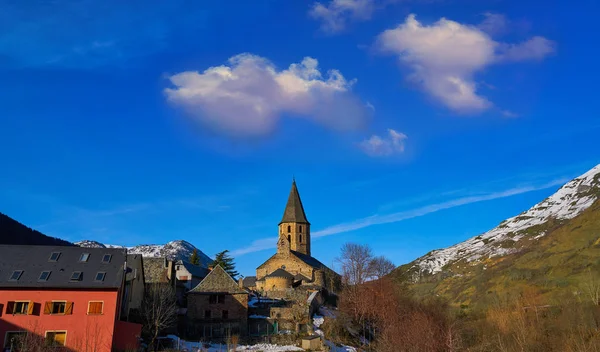 Salardu Dorpskerk Lerida Catalonië Van Spanje Pyreneeën Val Aran — Stockfoto