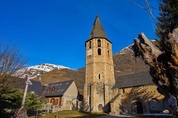 Salardú Kościół Lerida Katalonia Hiszpania Pirenejów Dolinie Aran — Zdjęcie stockowe