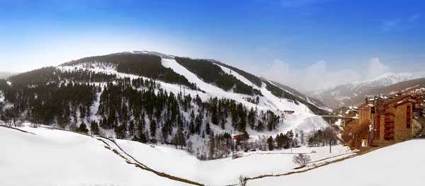 Soldeu Skidorf Andorra Grandvalira Sektor — Stockfoto