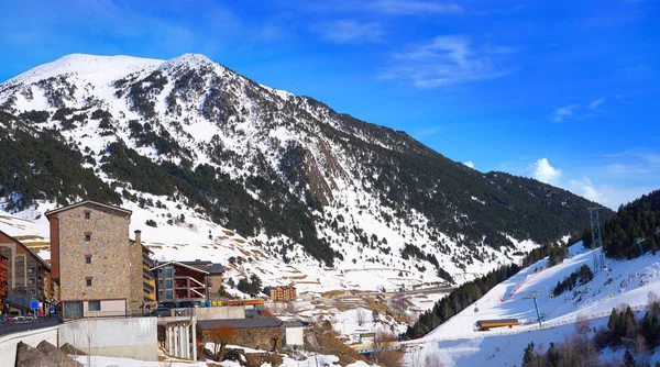 Skigebiet Soldeu Andorra Sektor Grandvalira Pyreenees — Stockfoto