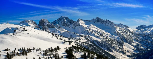 Art Bonaigua Port Lerida Katalonien Skigebiet Aran Tal Der Pyrenäen — Stockfoto