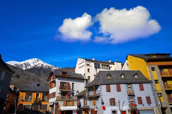 Vielha Également Village Viella Lerida Catalogne Espagne Vallée Aran Dans — Photo